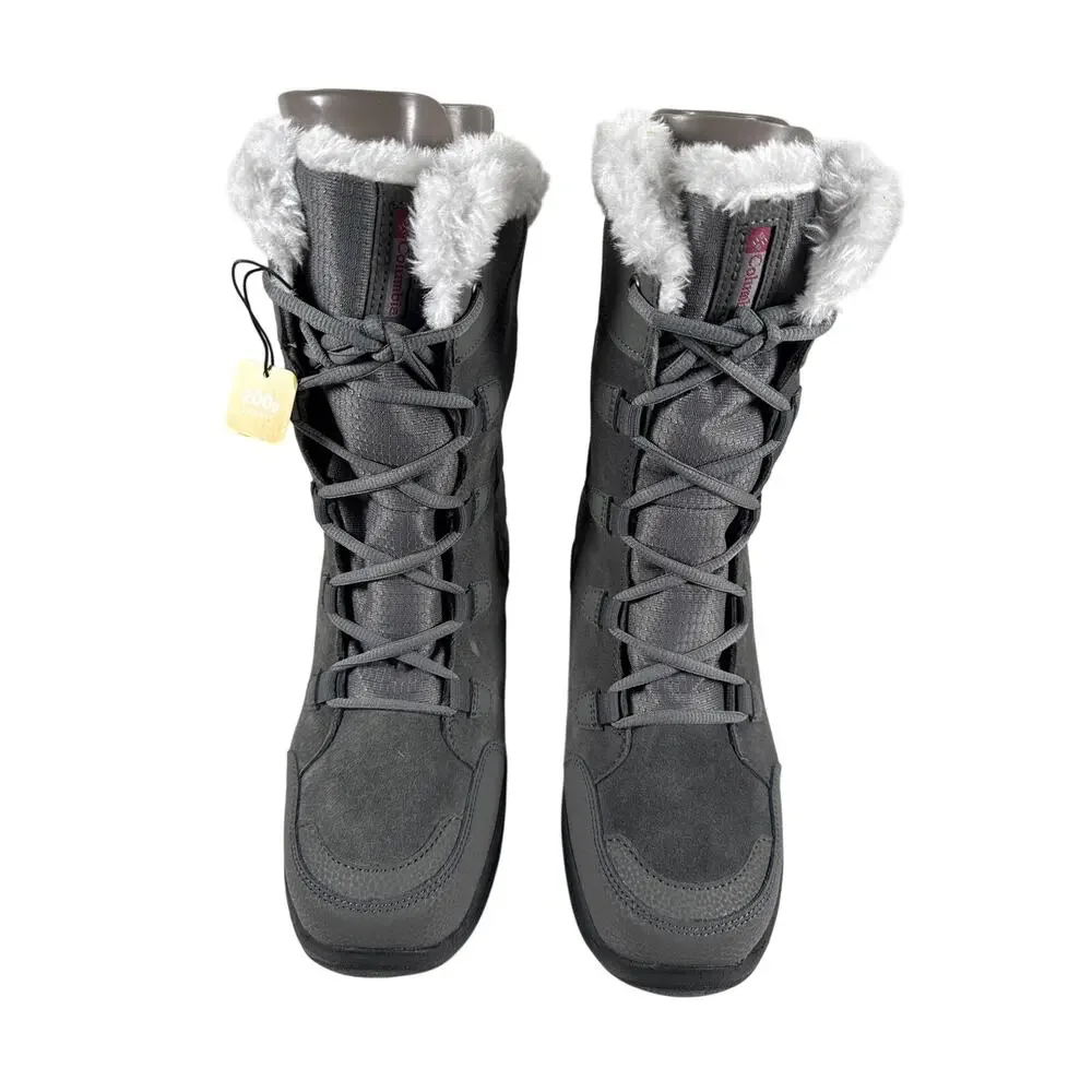Columbia Winter Boot‎ Ice Maiden II Womens 10 Waterproof Insulated Shale Gray